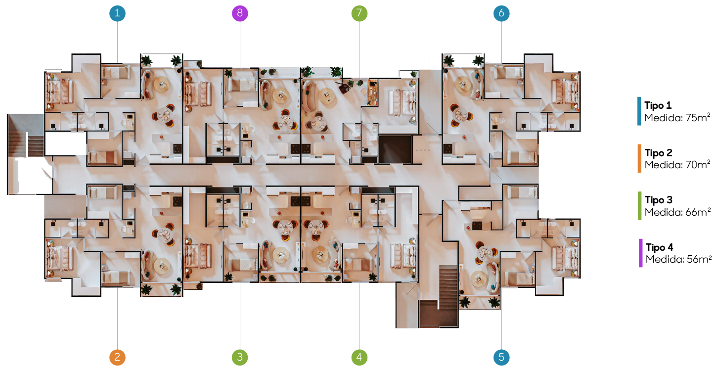 Planta tipo - Khaya Curridabat